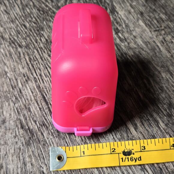 VTG 1988 My Pretty Pets Cititoys Long Hair Pink Puppy Dog Sweetie Pup & Carrier - Picture 15 of 16
